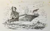 Hawker David,Invincible and HMS Hermes,Mullock's Specialist Auctioneers GB 2017-07-06