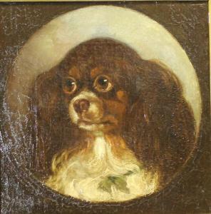 HAWKINS Benjamin Waterhouse 1807-1894,Study of King Charles Spaniel puppy in,Moore Allen & Innocent 2016-04-01