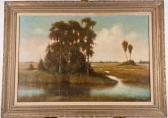 HAWKINS Frank S.,Marsh Scene,1972,Everard & Company US 2009-07-02