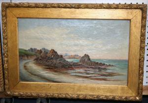 HAWKSLEY F,Coastal View,1900,Tooveys Auction GB 2013-07-10