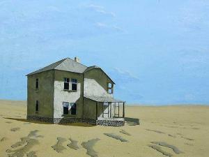 HAWYES Russel 1983,Kolmanskop House Namibia,5th Avenue Auctioneers ZA 2013-07-21