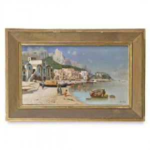 HAY Bernardo 1864-1935,Spiaggia di Capri,1887,Aste Bolaffi IT 2023-05-31