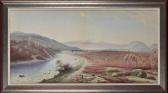 HAY JOHN 1800-1900,A BROAD RIVER VALLEY,1884,Anderson & Garland GB 2013-03-26