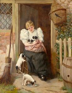 HAY John Macpherson 1900-1900,At the cottage door,Bonhams GB 2010-02-16