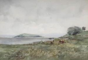 HAY Thomas Marjoribanks 1862-1921,Cattle grazing,Great Western GB 2023-08-23