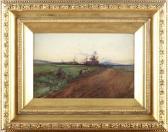 HAY Thomas Marjoribanks 1862-1921,Ploughing at sunset,1885,Bonhams GB 2011-11-02