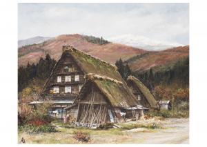 HAYASHI Kichirou 1919-1999,STEEP RAFTER ROOF HOUSES IN OKUHIDA SHIRAKAWAGO,Ise Art JP 2018-06-02