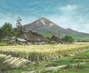 HAYASHI Kiichiro 1919-1999,Mt.Bandai in Aizu; Harvest of mountain foot,Mainichi Auction 2023-09-07