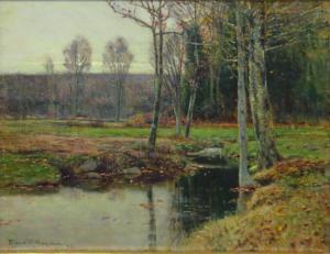HAYDEN Edward Parker 1858-1922,Brook in Autumn,1899,William Doyle US 2017-04-05