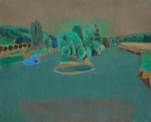 HAYDEN Henri 1883-1970,LA MARNE Á LA FERTÉ,1959,Agra-Art PL 2024-03-17