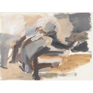 HAYDEN Martha Nessler 1936,abstract figure,1990,Ripley Auctions US 2021-05-01