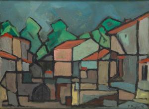 HAYDER Fryderyk 1905-1990,Landscape,1976,Desa Unicum PL 2023-07-11