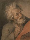 HAYER Joseph 1816-1891,Etude d'homme barbu,Artcurial | Briest - Poulain - F. Tajan FR 2016-10-11