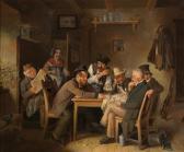 HAYER Joseph 1816-1891,The card players,Palais Dorotheum AT 2016-10-20