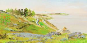 HAYES Brendan 1900-1900,DALKEY FROM KILLINEY HILL,Ross's Auctioneers and values IE 2024-03-20