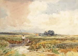 HAYES Claude 1852-1922,In the Meadows, Fordwick,Christie's GB 1998-11-19