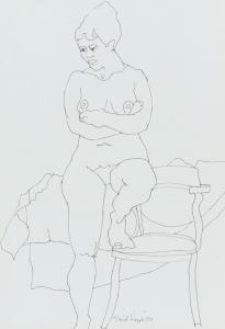 HAYES David 1931-2013,NUDE STUDY,2004,Ross's Auctioneers and values IE 2024-01-24