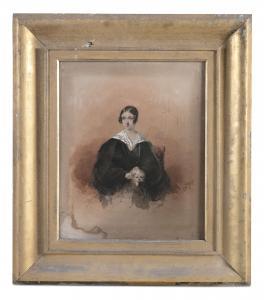 HAYES Edward 1797-1864,Portrait of Lady Harriet Butler, half length, seat,Adams IE 2019-10-15