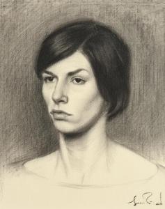 HAYES Gearoid 1980,Study of a Young Lady,Morgan O'Driscoll IE 2018-12-10