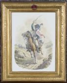 HAYES Jack,Waterloo, Battle Cry, Officer, Chasseurs à Cheval, 1815,Tooveys Auction GB 2021-06-23