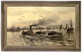 HAYES John 1786-1866,On the Thames, near Woolwich,Christie's GB 2006-12-13