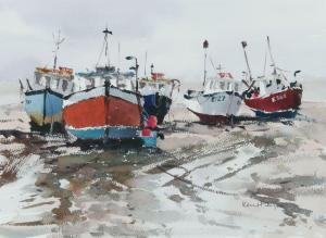 HAYES Ken 1962,BOATS AT REST,Ross's Auctioneers and values IE 2024-04-17