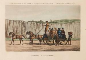 HAYES Michael Angelo 1820-1877,CAR TRAVELLING IN THE SOUTH OF IRELAND,1856,Whyte's IE 2023-07-10