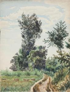 HAYET Louis 1864-1940,Landscape,Matsa IL 2016-02-16