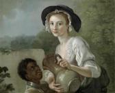 HAYMAN Francis 1708-1776,A dairy maid with a black boy,Bonhams GB 2017-04-06