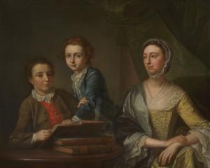 HAYMAN Francis 1708-1776,PORTRAIT OF JANE BEDFORD (1712–59) WITH HER TWO SO,Sotheby's GB 2019-07-04