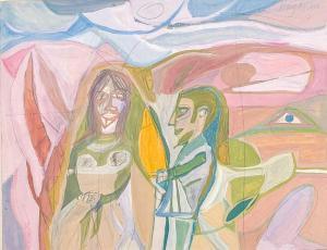 HAYMAN Patrick 1915-1988,The Betrothal,1977,David Lay GB 2024-02-29