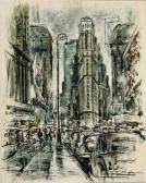 HAYMSON John 1902-1980,Times Square,Weschler's US 2014-02-28