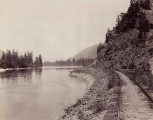 HAYNES Frank Jay,Along Clark's Fork, Montana, Northern Pacific Rail,1890,Bonhams 2023-11-30