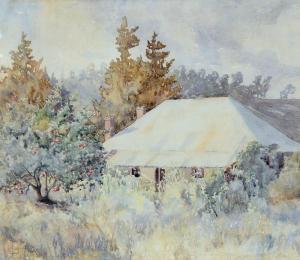 HAYNES Isobel Jessie 1871-1958,The Old Homestead, Hahndorf,Elder Fine Art AU 2021-09-06