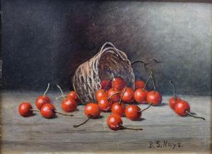 HAYS Barton Stone 1826-1914,Basket of Cherries,Wickliff & Associates US 2023-01-21