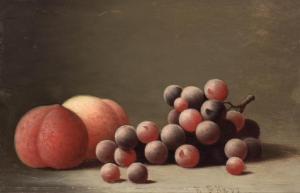 HAYS Barton Stone 1826-1914,Still Life: Peaches and Grapes,William Doyle US 2019-03-27