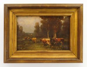 HAYS George Arthur 1854-1945,Cows in a Field,Rachel Davis US 2023-03-25