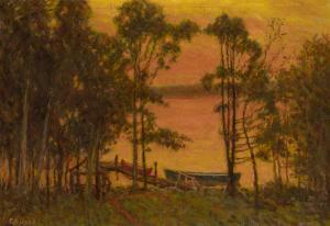 HAYS George Arthur 1854-1945,Lake at Sunset,1933,William Doyle US 2023-02-08