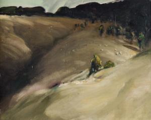 HAYSOM Melville 1900-1968,The Dry Hills,Mossgreen AU 2014-02-04