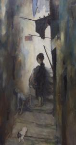 HAYTER Robin,Urchins in an alleyway,Gorringes GB 2022-08-01