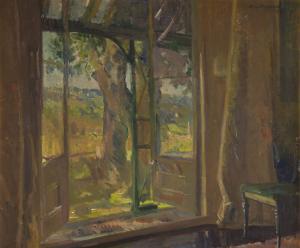 HAYWARD Alfred Robert 1875-1971,View Through a Window,1958,Strauss Co. ZA 2023-03-13