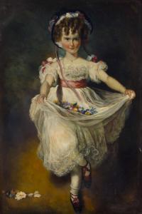 HAYWARD Emily L 1880-1890,untitled - young girl dancing,Maynards CA 2015-12-09