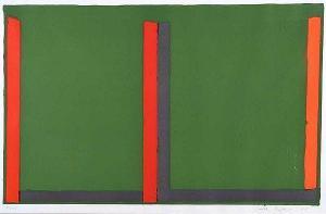 HAYWOOD John Frank 1936-1991,RED LINES,Ross's Auctioneers and values IE 2019-05-16