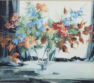 HAZARD william garnet 1903-1987,Floral Bouquet,Walker's CA 2019-01-16