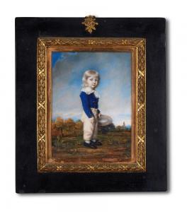 HAZLITT John 1767-1837,A PORTRAIT OF MASTER DOUGLAS IN A BLUE JACKET,Dreweatts GB 2021-11-16