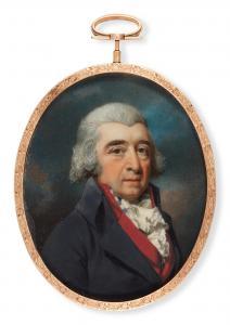 HAZLITT John 1767-1837,Portrait of a gentleman,1795,Sotheby's GB 2021-12-09