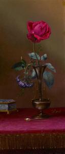 HEADE Martin Johnson,Red Rose and Heliotrope in a Vase (Requited and Un,Heritage 2009-06-10
