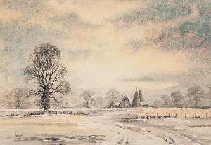 HEADON DAVID,Winter landscape - near Ashford, Kent,Capes Dunn GB 2020-10-20
