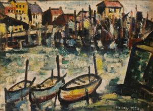 HEALY Henry 1909-1982,Moored Boats,Morgan O'Driscoll IE 2013-02-18