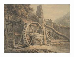 HEARNE Thomas 1744-1817,The iron forge at Tintern,1796,Christie's GB 2017-07-05